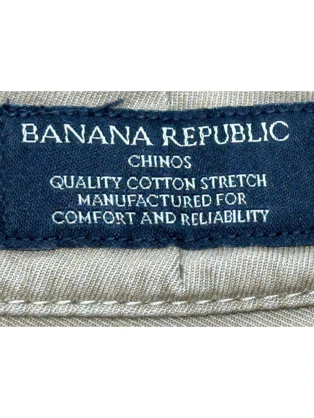 Banana Republic Fulton Stretch Flat Chinos Brown Mens 31/30